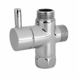 JB Sanitary NDB 0148 Přepínač otočný ke sprchovým soupravám s horním vývodem, chrom