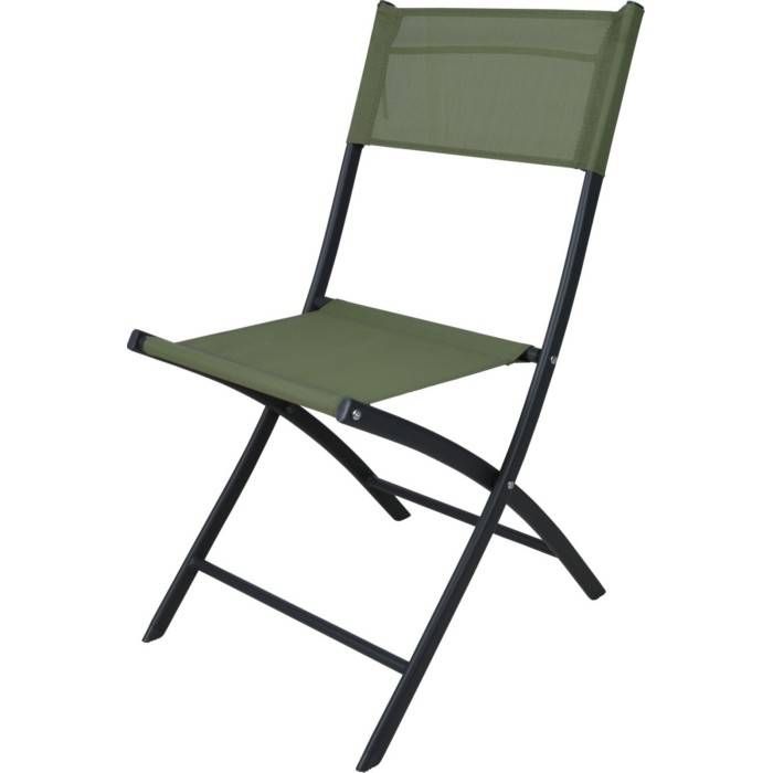 ProGarden Skládací zahradní židle, kovový rám, zelená - EMAKO.CZ s.r.o.
