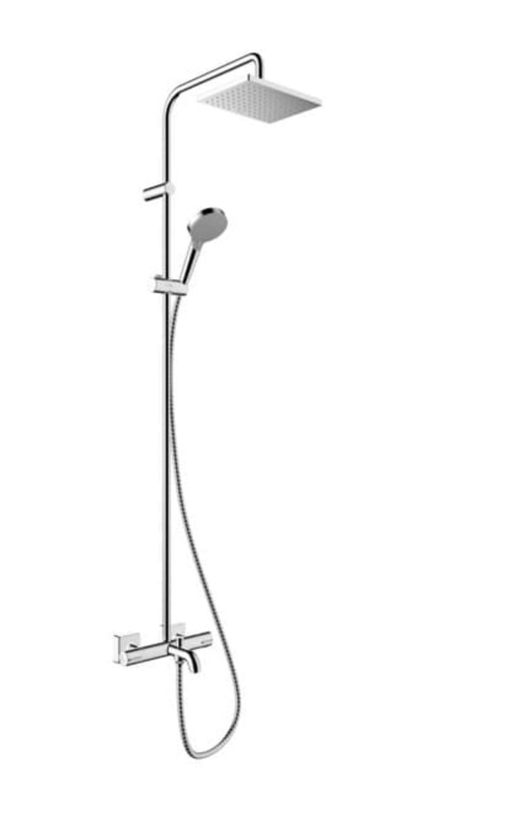 Sprchový systém Hansgrohe Vernis Shape na stěnu s termostatickou baterií chrom 26284000 - Siko - koupelny - kuchyně