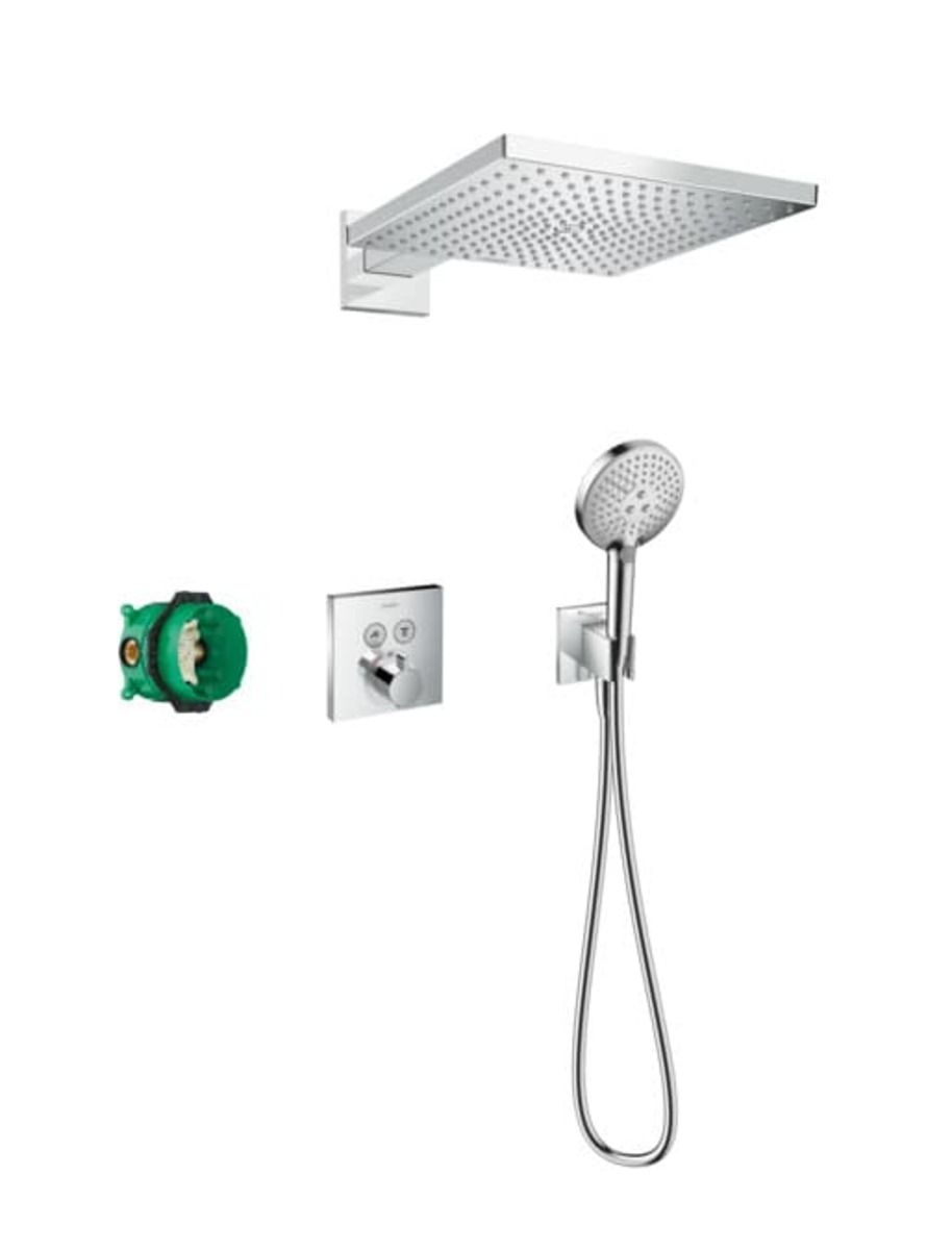Sprchový systém Hansgrohe Raindance E pod omítku s termostatickou baterií chrom 27952000 - Siko - koupelny - kuchyně