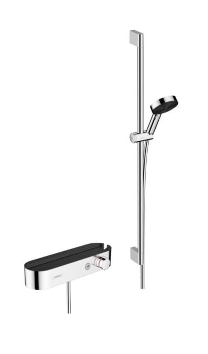 Sprchový set Hansgrohe Pulsify Select na stěnu s termostatickou baterií chrom 24270000 - Siko - koupelny - kuchyně