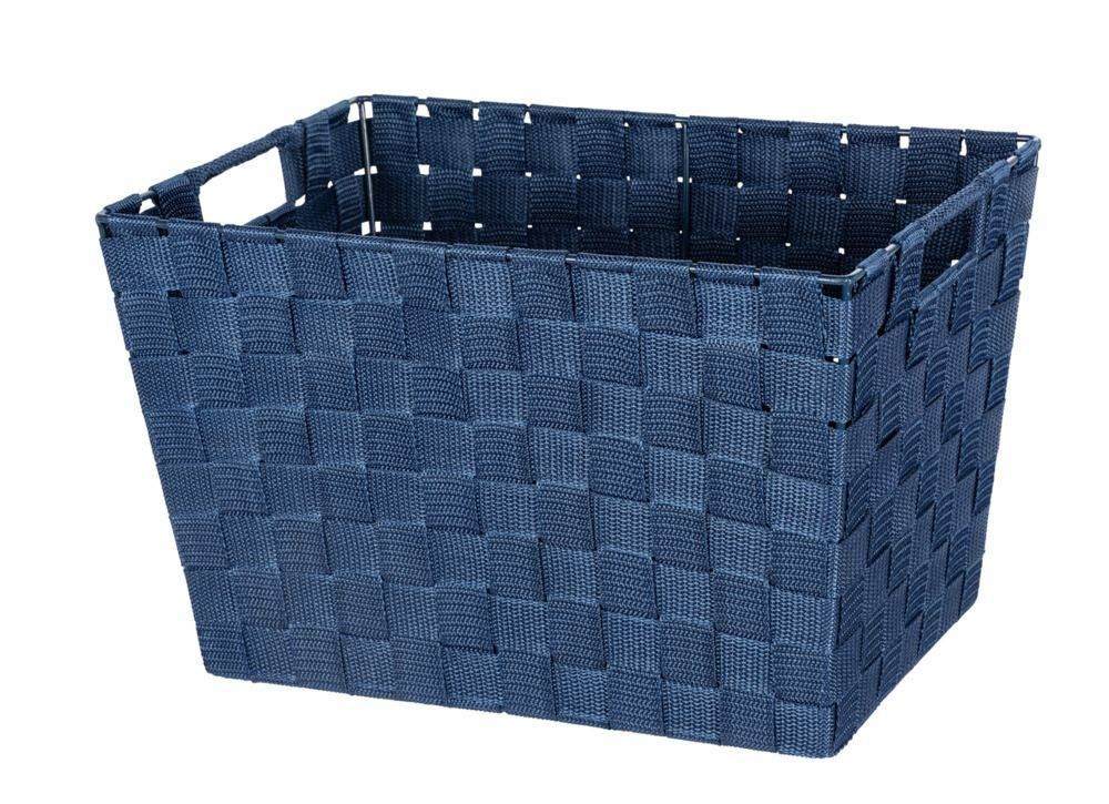 Koupelový košík ADRIA M, tmavě modrá barva, Wenko - EDAXO.CZ s.r.o.