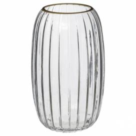 Atmosphera Sklěněná váza, transparentní, 25 cm