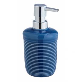 SADA dávkovač tekutého mýdla, keramická, tmavě modrá, 320 ml, Wenko
