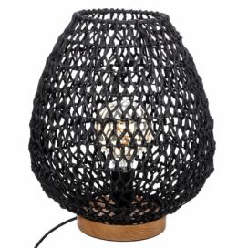 Atmosphera Stolní lampa ETEL, O 30 cm, černá