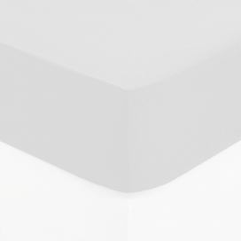 Atmosphera Prostěradlo s gumou, 90 x 190 cm, bavlna, bílé