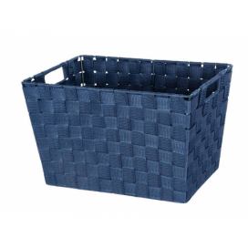 Koupelový košík ADRIA M, tmavě modrá barva, Wenko