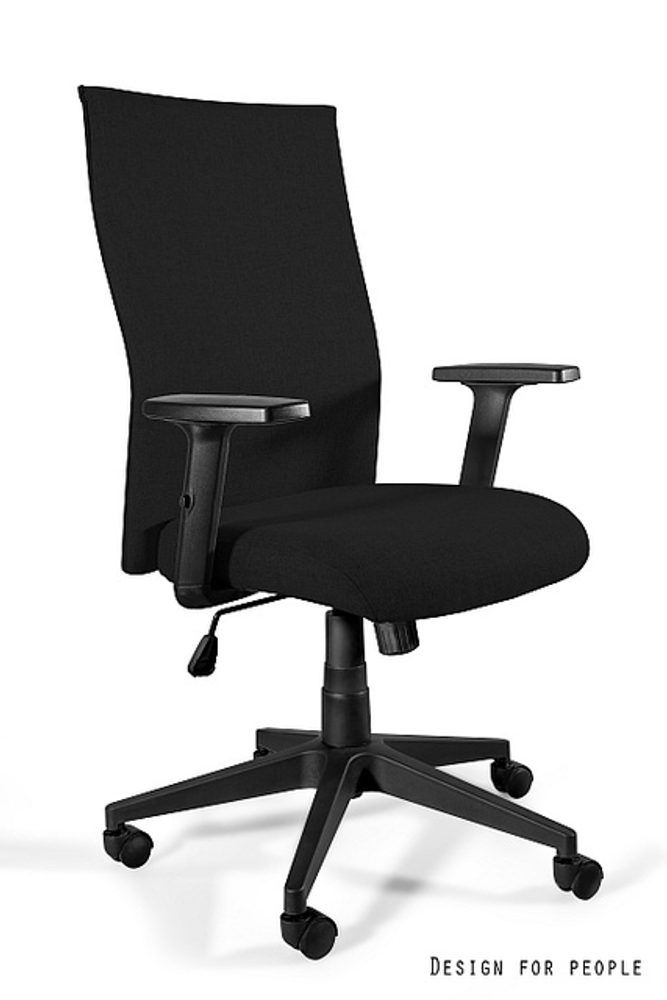 UNIQUE Kancelářská židle BLACK ON BLACK PLUS - Prima židle.cz