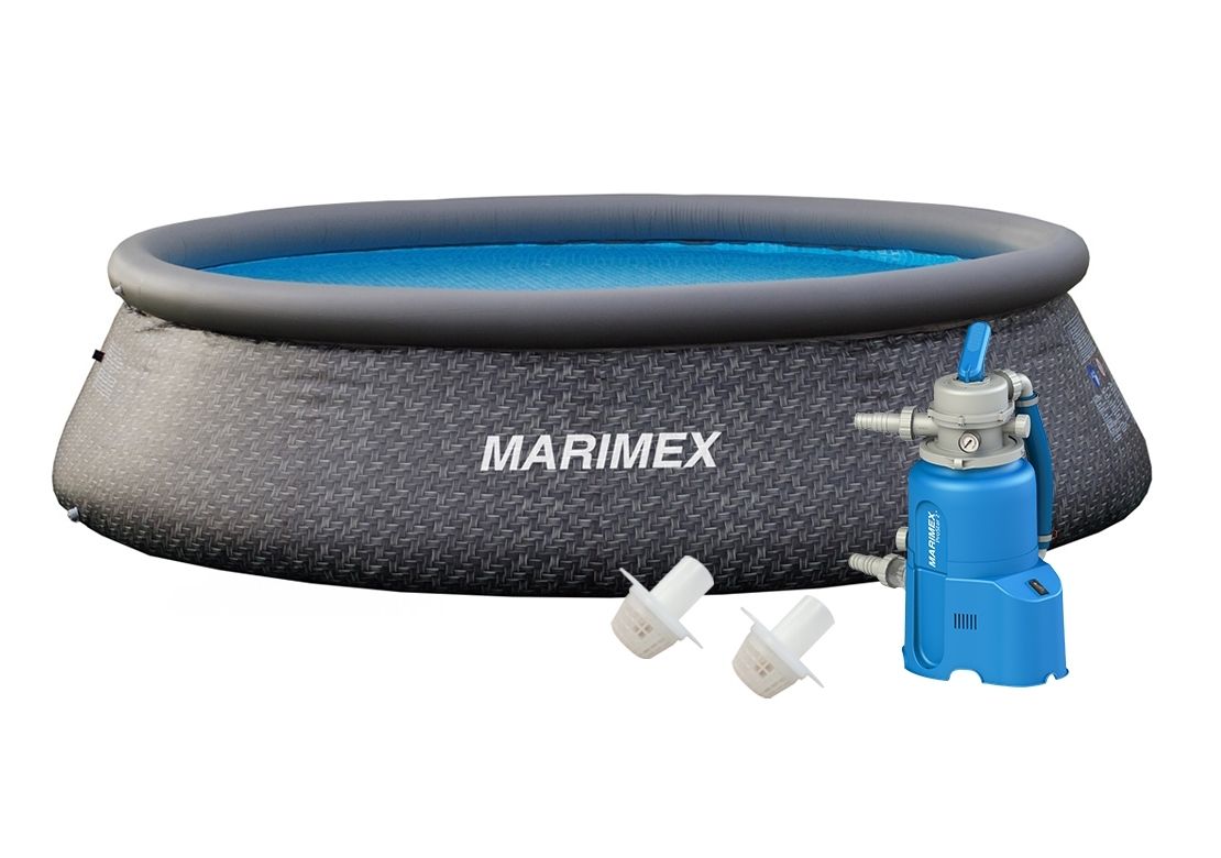 Marimex | Bazén Marimex Tampa 3,66x0,91 m s pískovou filtrací - motiv RATAN | 19900111 - Marimex