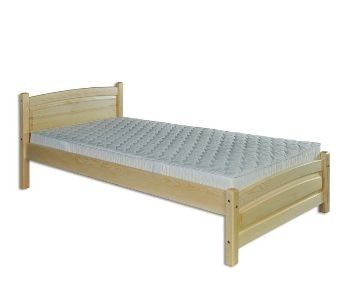 Drewmax Drewmax Vyvýšená borovicová postel LK125 80 x 200 cm - maxi-postele.cz