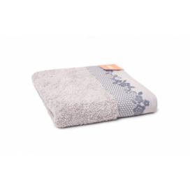 Faro Bavlněný ručník Bjork 50x90 cm šedý