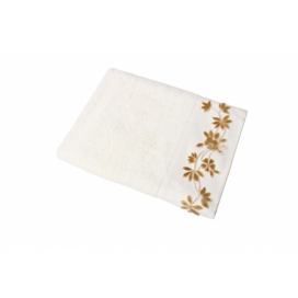 Faro Bavlněný ručník Bambu Flower 50x90 cm bílý