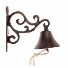 Litinový zvonek 15,5 × 13,5 × 8cm