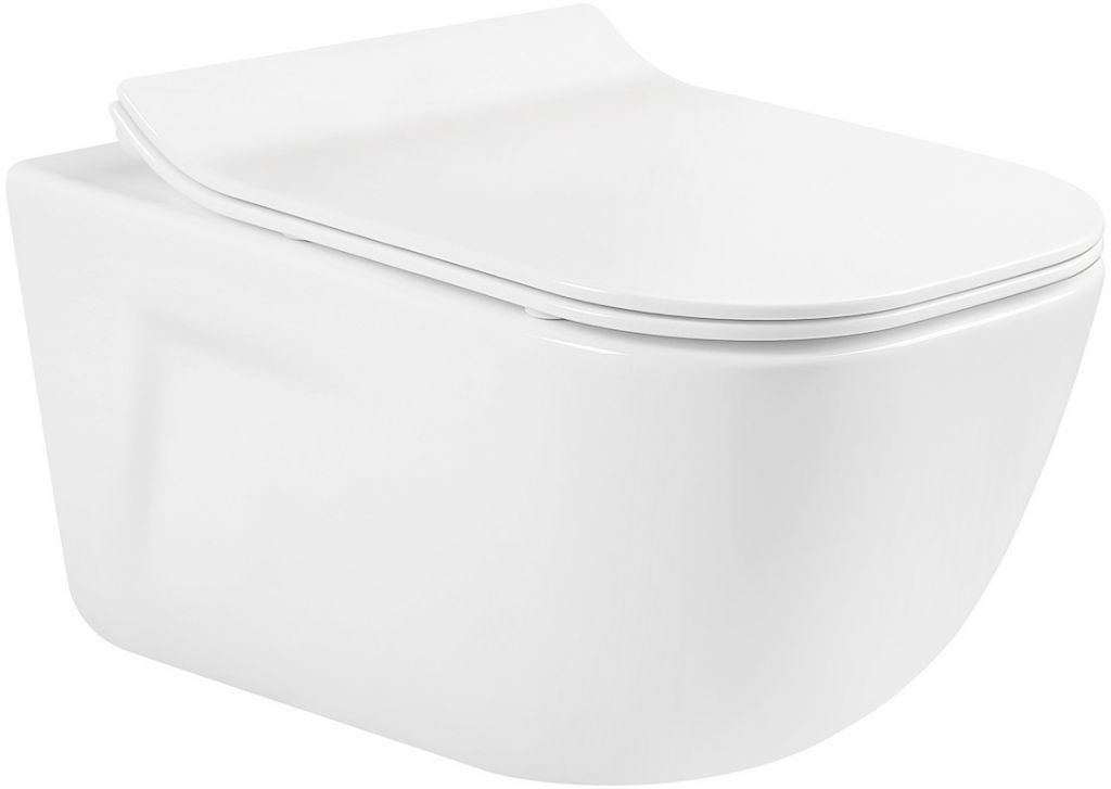 MEXEN - MARGO závěsná WC mísa včetně sedátka s slow-slim, duroplast, bílá 30420800 - Hezká koupelna s.r.o.