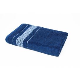 Faro Bavlněný ručník Luxor 50x90 cm tmavě modrý