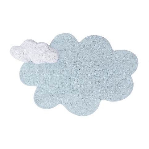 Lorena Canals Bio koberec kusový, ručně tkaný Puffy Dream modrá 110x170 mrak ATAN Nábytek
