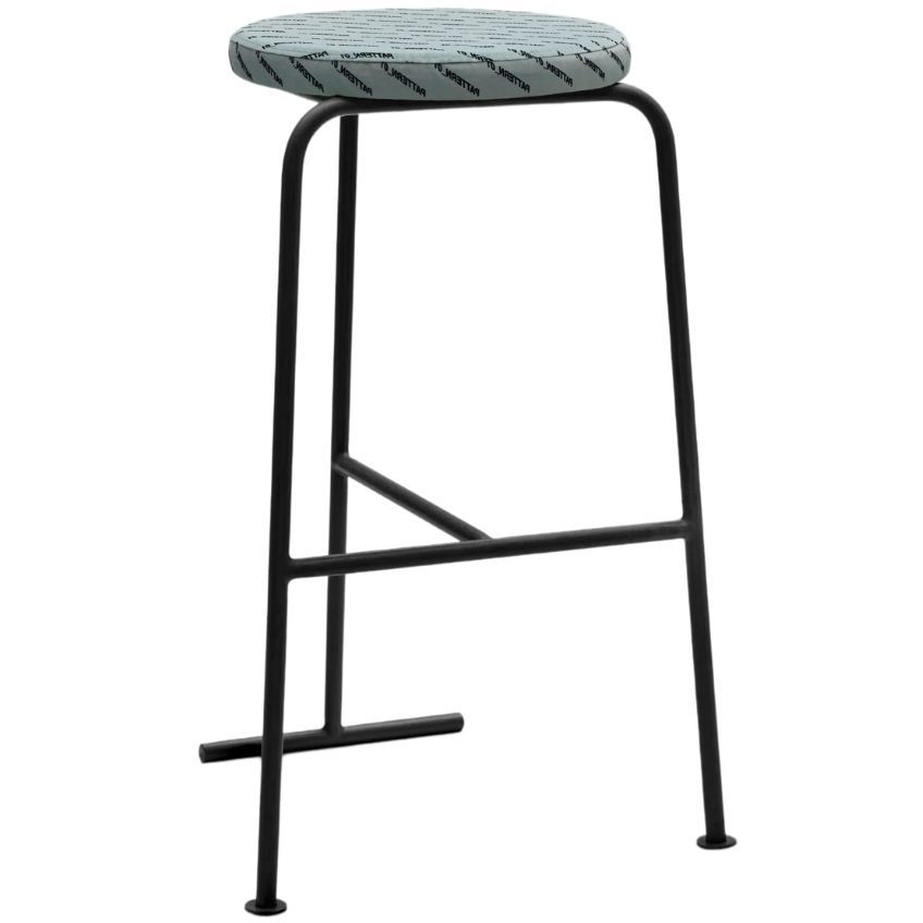 Marbet Style Černá kovová barová židle Marbet Fobos I. 80 cm - Designovynabytek.cz