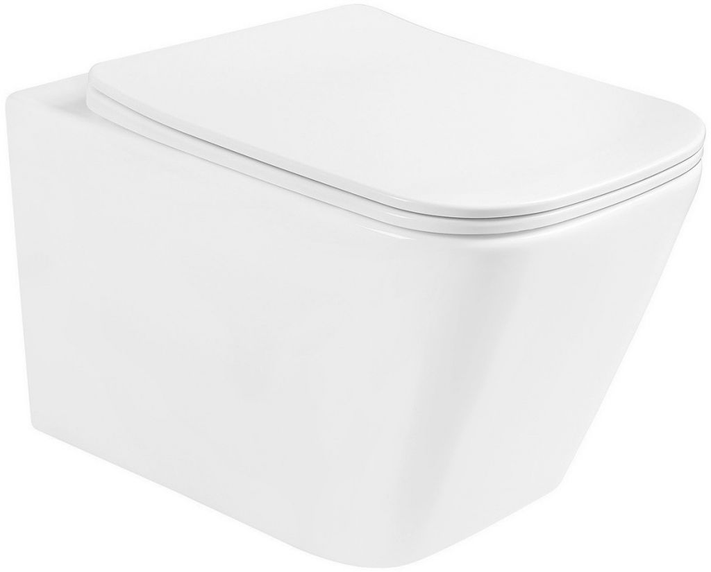 MEXEN - Teo Závěsná WC mísa včetně sedátka s slow-slim, duroplast, bílá 30850600 - Hezká koupelna s.r.o.