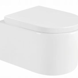MEXEN - Sofia Závěsná WC mísa včetně sedátka s pomalým trwarda, duroplast, bílá 30540200