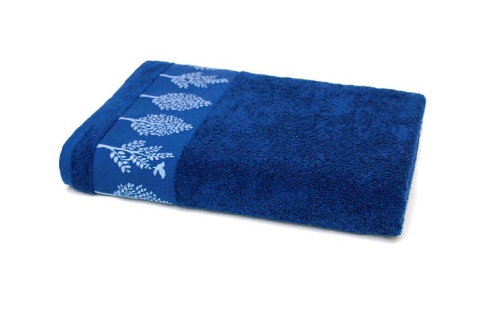 Faro Bavlněný ručník Terra 70x140 cm tmavě modrý - Houseland.cz