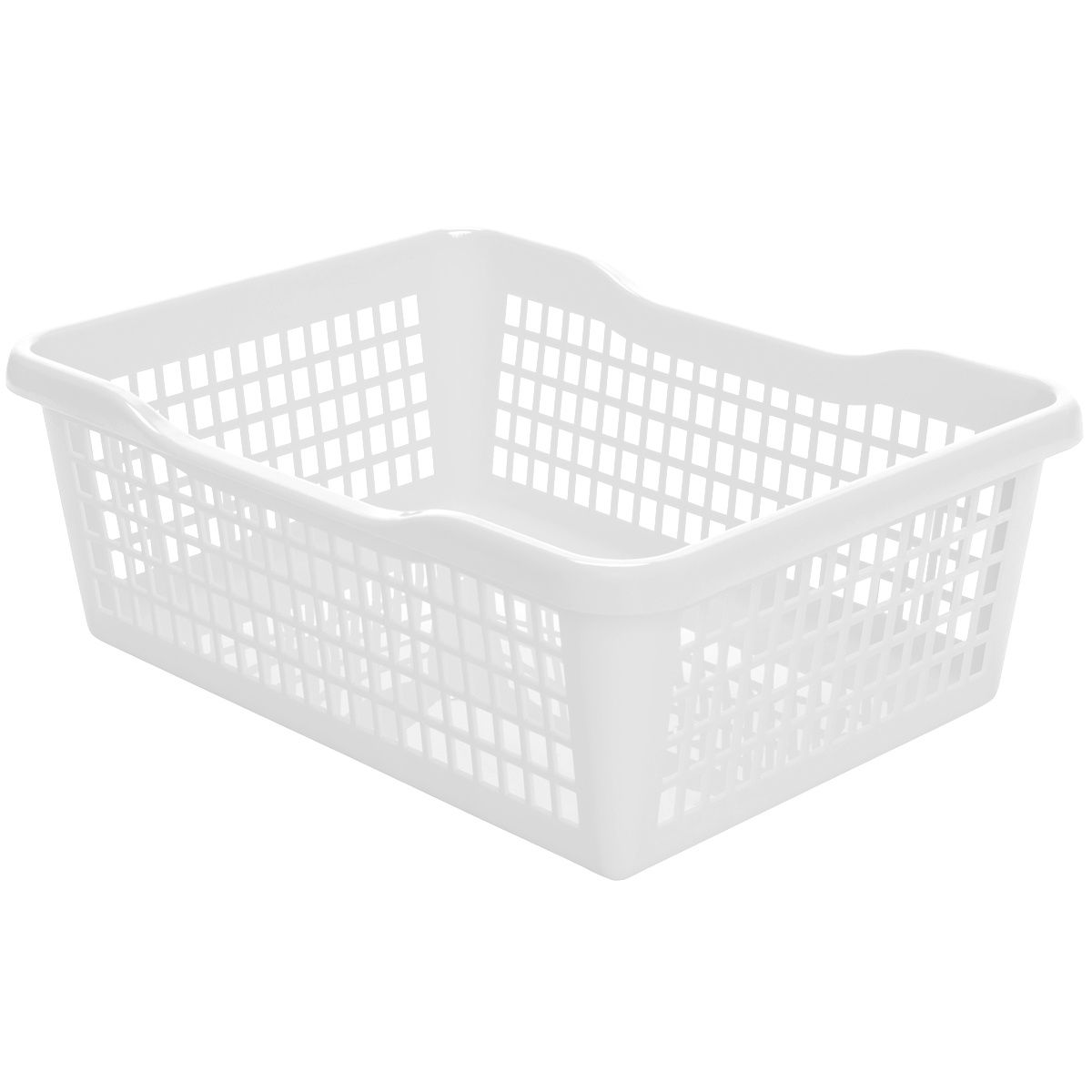 Plastový košík 24,8 x 14,7 x 7,2 cm, bílá - 4home.cz