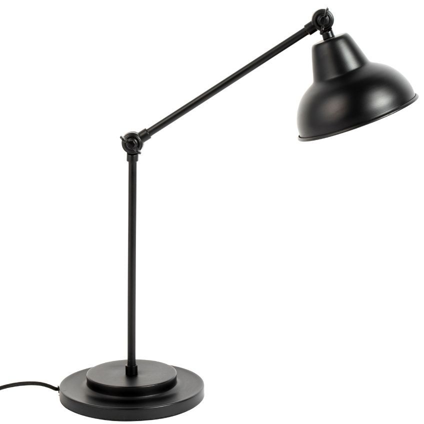 White Label Černá kovová stolní lampa WLL Xavi - Designovynabytek.cz