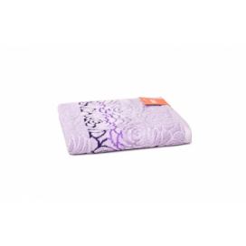 Faro Bavlněný ručník Rosso 50x90 cm fialový