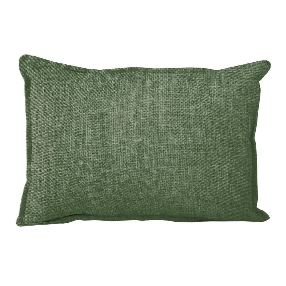 Zelený dekorativní polštář Really Nice Things Lino Moss, 35 x 50 cm - Bonami.cz