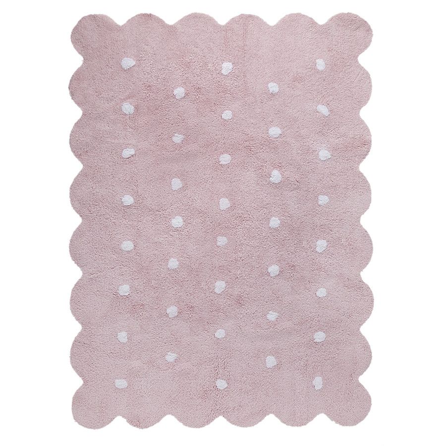 Lorena Canals Pro zvířata: Pratelný koberec Biscuit bílá, růžová 120x160 cm - ATAN Nábytek