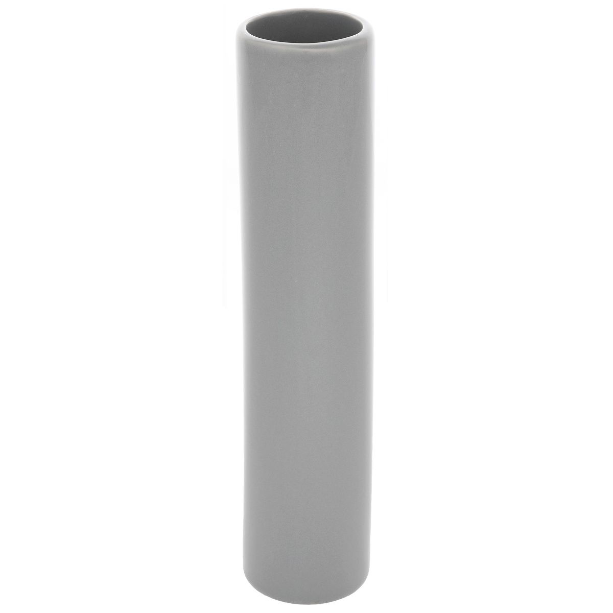 Keramická váza Tube, 5 x 24 x 5 cm, šedá - 4home.cz