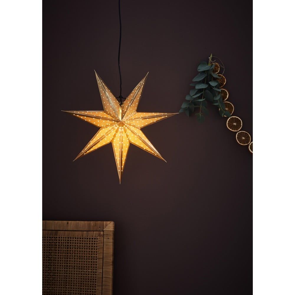 Světelná dekorace s vánočním motivem ve zlaté barvě ø 45 cm Glitter – Markslöjd - Bonami.cz