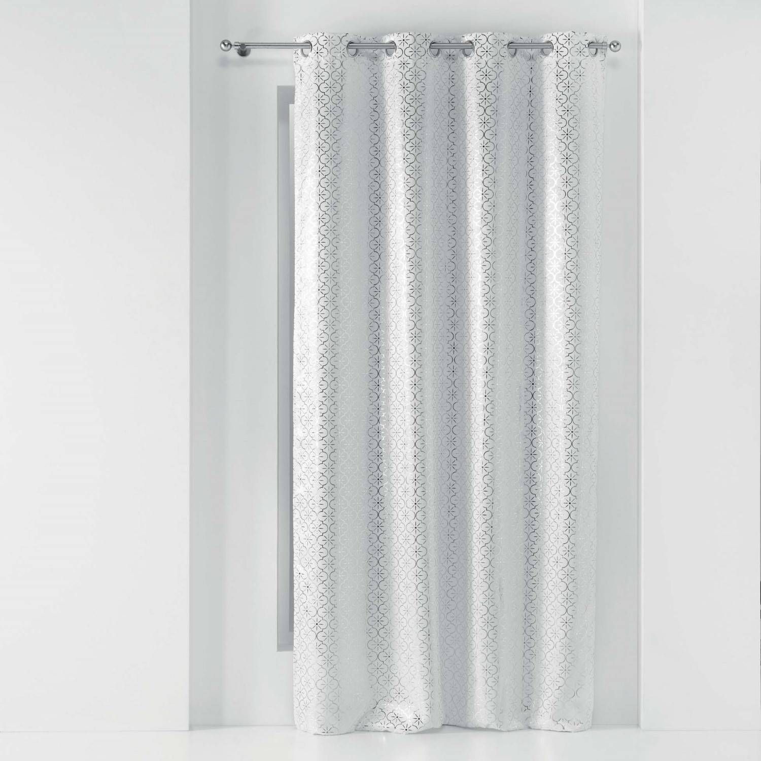 Douceur d\'intérieur Zatěmnovací závěs GENESIS, 135 x 240 cm, bílo-stříbrná barva - EMAKO.CZ s.r.o.