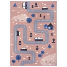 Hanse Home Dětský koberec Adventures 104538 růžová 80x150 cm