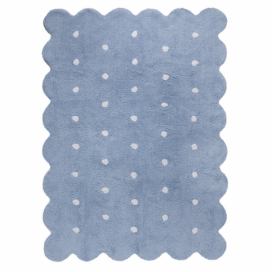 Lorena Canals Pro zvířata: Pratelný koberec Biscuit bílá, modrá 120x160 cm