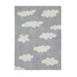 Lorena Canals Pro zvířata: Pratelný koberec Clouds bílá, šedá 120x160 cm