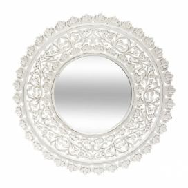 Atmosphera Dekorativní zrcadlo RITUAL, O 92 cm, bílé EDAXO.CZ s.r.o.