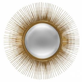 Atmosphera Kulaté dekorativní zrcadlo SUN, O 58 cm, zlaté EMAKO.CZ s.r.o.
