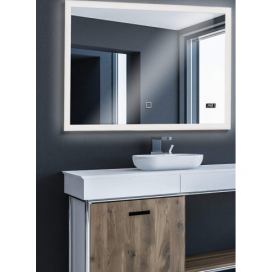 Aquamarin Koupelnové zrcadlo s LED osvětlením, 100 x 80 cm\r\n