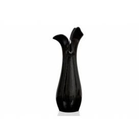 Dekorativní keramická váza Negro 13 Černá