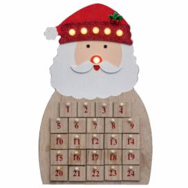 Fééric Lights and Christmas Světelný adventní kalendář ve tvaru Santa Claus