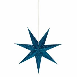 Markslöjd Markslöjd 705487 - Vánoční dekorace VELOURS 1xE14/6W/230V 75 cm modrá 