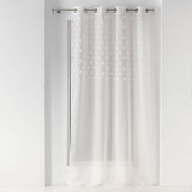 Douceur d\'intérieur Záclona s očky, 140 x 240 cm, bílá