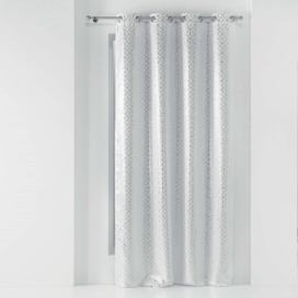 Douceur d\'intérieur Zatěmnovací závěs GENESIS, 135 x 240 cm, bílo-stříbrná barva