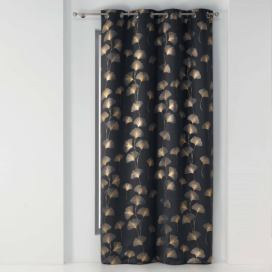 Douceur d\'intérieur Zatěmnovací závěs GINKGOLD, 135 x 240 cm,  zlato-černá barva
