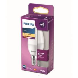 Philips žárovka LED svíčka, 5,5W, E14, teplá bílá