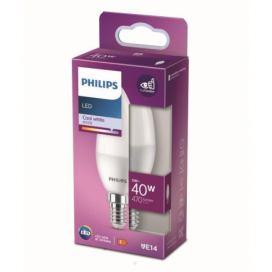 Philips svíčka, 5,5W, E14, studená bílá