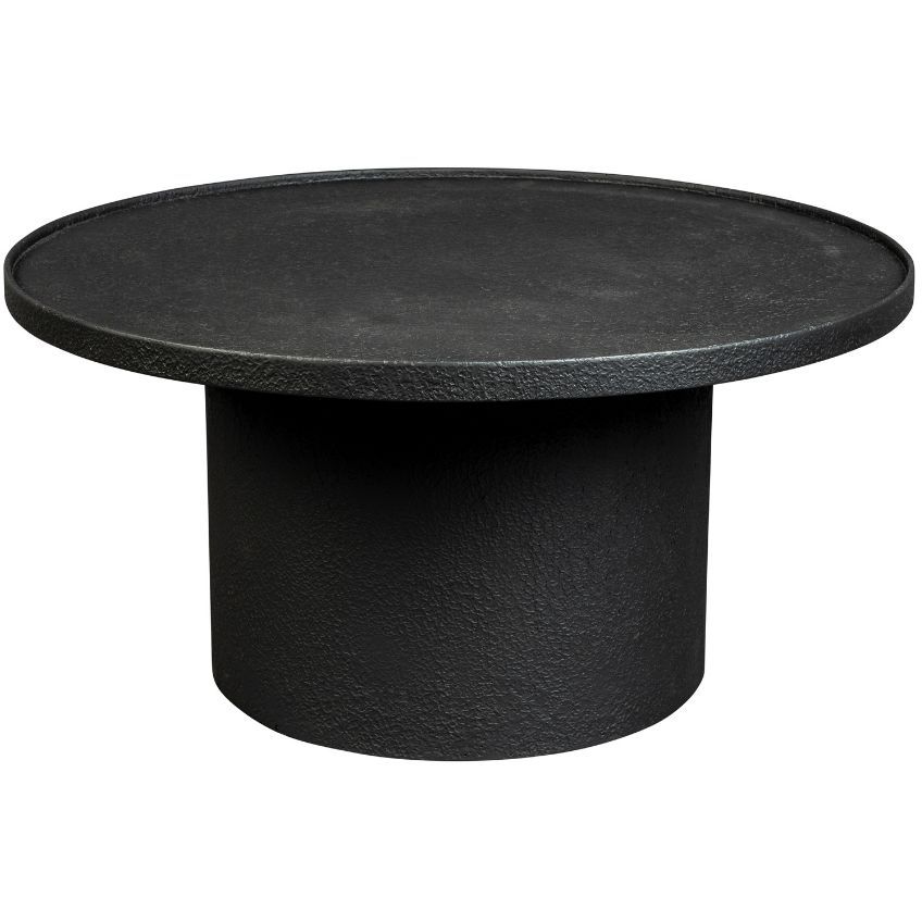 Černý kovový kulatý konferenční stolek DUTCHBONE WINSTON 70 cm - Designovynabytek.cz