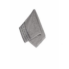 Faro Bavlněný ručník Driada 30x50 cm šedý