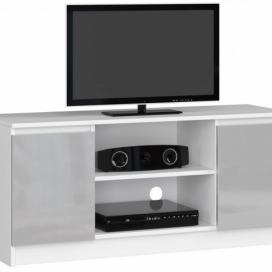 Ak furniture TV stolek Tonon 120 cm bílý/sonoma