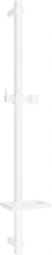 MEXEN - DQ Posuvný držák sprchy s mýdlenkou, 80 cm, bílá 79381-20 - Hezká koupelna s.r.o.